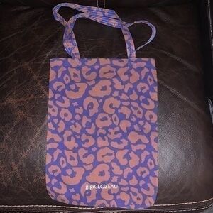 Gigi Clozeau blue and brown tote